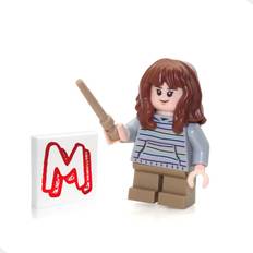 Building Games LEGO 2018 Harry Potter Minifigure Hermione Granger with Wand and Display Stand 75955