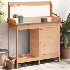 Pots, Plants & Cultivation Homie Potting Table with Cabinet 110.5 x 45 x 124.5 cm