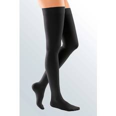 Medi Duomed Soft Class 1 Thigh Hold Up Compression Stockings Sand Small, Closed Toe