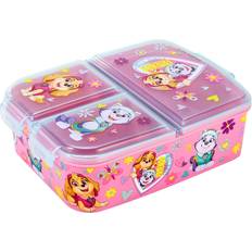 Paw Patrol girl childrens multi compartment sandwich travel lunch box, bpa free