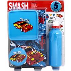 Lunch Boxes Smash Childrens/Boys Exhaust 5 Piece Lunch Set