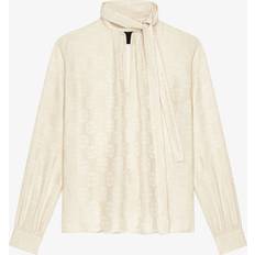 Givenchy Dame Bluser Givenchy Lavalliere Bluse - Beige
