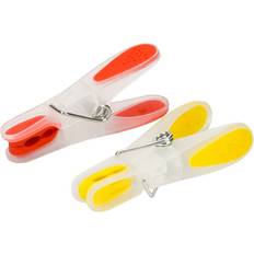 Clothespins 60 X Plastic Soft Rubber Grip Uv Protected Clothes Clips Pegs