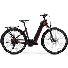Merida El-stadscyklar Merida eSpresso City 400 EQ 504Wh/85 Nm Burgundy Red/Black Unisex