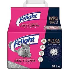 Felight Ultra Cat Litter 10L Bag Fast-Acting Absorbency, Easy to Clean, Prevents