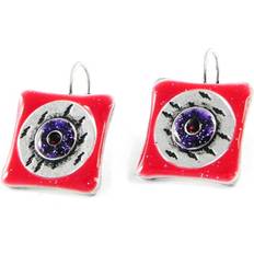 Red Earrings Noa [H8904] Red 'Acapulco' Designer Earrings