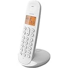Dect telefon Logicom Iloa 155T trådlös fast telefon med telefonsvarare – Solo – analoga och DECT-telefoner – vit