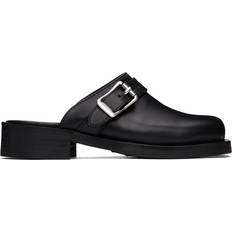 Our Legacy Black Camion Mule Black Leather IT