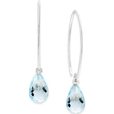 Amatista Pendientes Bloomingdale's Sterling Silver & Blue Topaz Drop Earrings Exclusive