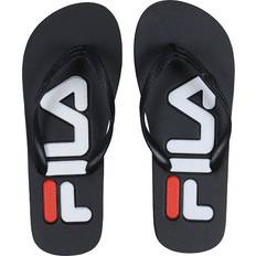 Fila Mujer Zapatos Fila Flip Flops Color Negro Con Logo