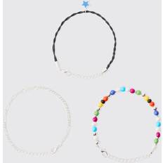 Mehrfarbig Armbänder boohooMAN Star Pendant Bracelets - Multi