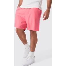 Oranssi Uimahousut boohooMAN Plus Mid Length Man Tringle Swim Short - Coral