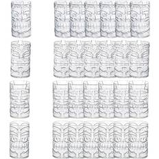 Plastic Cocktail Glasses Fun Express Bulk Tiki Totem Reusable Cocktail Glass 14fl oz 24