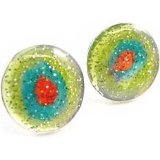 [H4550] Designer Earrings 'Les Acidulés' green