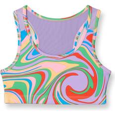 Champion Bralettes Children's Clothing Champion Big, Stretchy, Racerback Sports Bra for Girls, Geo Swirl