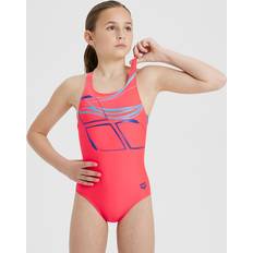 Polyester Bathing Suits Arena Badeanzug Mädchen Fluored-turquoise-neon Blu