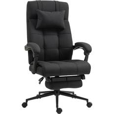 Armrests - Footrest Office Chairs Vinsetto Ergonomic Desk Black Office Chair 120cm