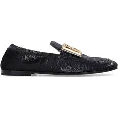 Gold Loafers Dolce & Gabbana Ariosto Paillettes Loafers