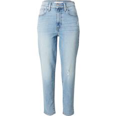 Adult - Polyester Jeans Levi's High-waisted Mom Jeans - Light Blue