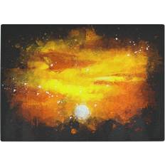 Orange Chopping Boards East Urban Home Tempered Glass Striking Orange Sunset Chopping Board