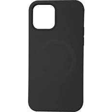 Essentials iPhone 12/12 Pro Silicone Mag back cover, Black