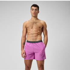 Pink - Sportswear Garment Swimming Trunks Speedo Men's HyperBoom Band 16" Swim Shorts Pink