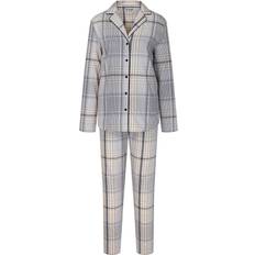 GOTS (Global Organic Textile Standard) Sovplagg Triumph Boyfriend Pyjamas PW X Checks - Blå