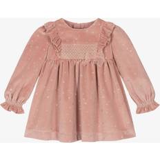 Velour Dresses Mayoral Girls Pink Velour Star Dress