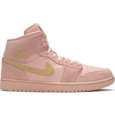 Nike Air Jordan 1 - Pink Shoes Jordan Air Jordan Mid 'Coral Gold' pink