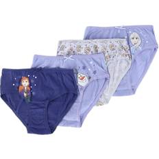 Girls - Purple Briefs Textiel Trade Girl's Disney Frozen Briefs Pack of 4 Purple