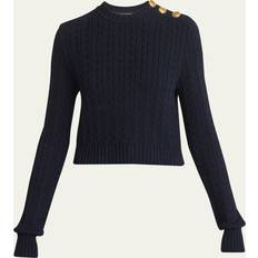 Pullover Chloé Cropped Sweater - Buttons