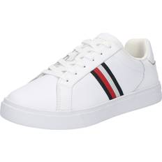 Skor Tommy Hilfiger Läder Sneakers Normal Passform - Vit