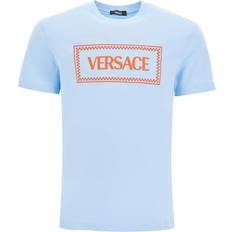 Versace Homme T-shirts Versace Embroidered Logo T-Shirt