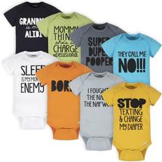 Sold by: Walmart.com, Gerber Baby Gender Neutral Short Sleeve Bodysuits Pack Sizes Newborn Months