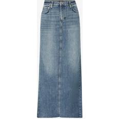 Lee Blåa Kjolar Lee Maxikjol Back Slit Maxi Skirt Blå