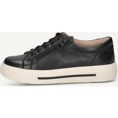 Caprice Sneakers Caprice Sneaker, schwarz, aus Leder mit Plateauabsatz, Gr