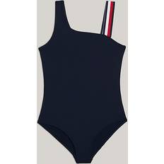 Tommy Hilfiger Mädchen Bademode Tommy Hilfiger Mädchen Badeanzug One Piece Sportlich, Blau Desert Sky 14-16 Jahre