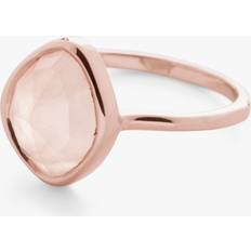 Monica Vinader Rose Gold Rings Monica Vinader Siren Nugget Rose Quartz Ring, Rose Gold