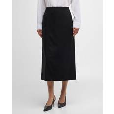 Kavi Midi Wrap Skirt BLACK