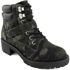 Green High Boots Sugar Myisha Womens Lug Sole Lifestyle Motorcycle Boots