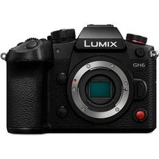 Panasonic Sold by: BuyDirect & Save, LUMIX GH6 25.2MP Mirrorless Micro Four Thirds Camera with Unlimited C4K/4K 4:2:2 10-bit Video Recording 7.5-Stop 5-Axis Dual Image Stabilizer DC-GH6BODY