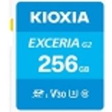 Minnekort Kioxia Exceria G2 SD Card 256GB microSDXC, 256 GB, U3, UHS-I Speicherkarte, Blau