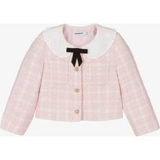 White Jackets Self-Portrait Girls Pink Tweed Jacket