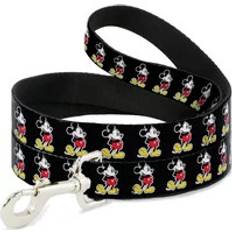 Buckle-Down Mickey Mouse Dog Leash Black