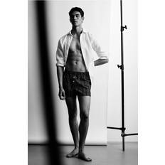 H&M Men Men's Underwear H&M Men Black 5-pack woven cotton boxer shorts
