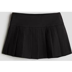 Skirts H&M Pleated Twill Skirt Black 14 11-12Y