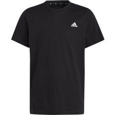 Adidas Solid Colours Tops adidas Kid's Essentials Small Logo Cotton Sportswear T-shirt - Black/White