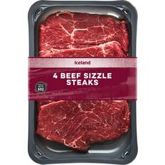 Iceland 4 Beef Sizzle Steaks 240g 1pack 4 pcs