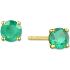 Macy's Green Earrings Macy's Emerald Stud Earrings 3/4 ct. t.w. in 14k Gold Emerald