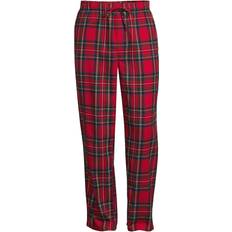 Lands' End Pajamas Lands' End Big & Tall Flannel Pajama Rich red multi tartan XXXLarge